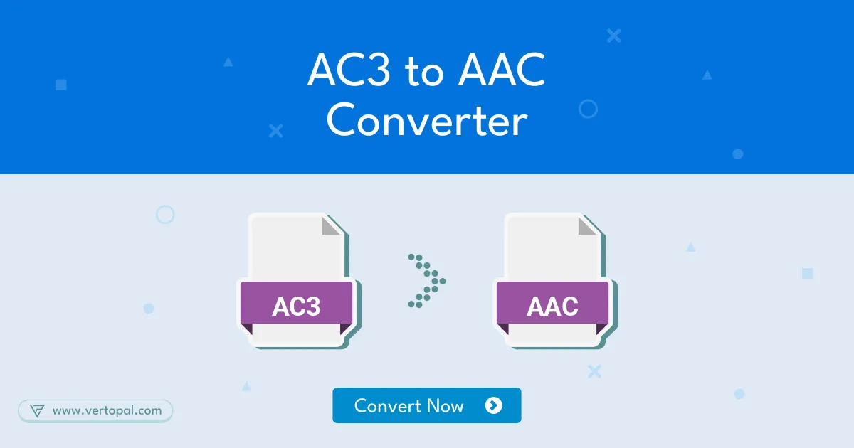 Online AC3 to AAC Converter - Vertopal image.