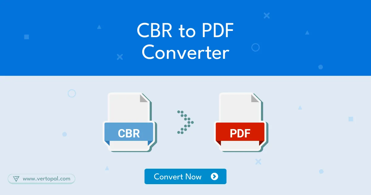 Online CBR to PDF Converter Vertopal