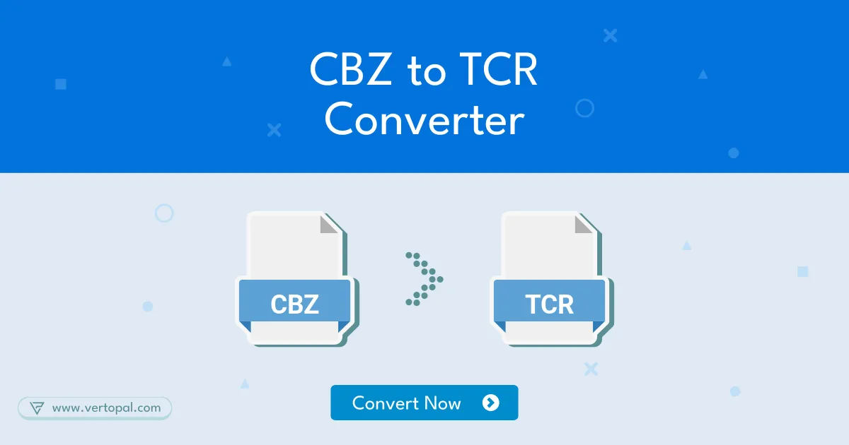Online CBZ to TCR Converter - Vertopal