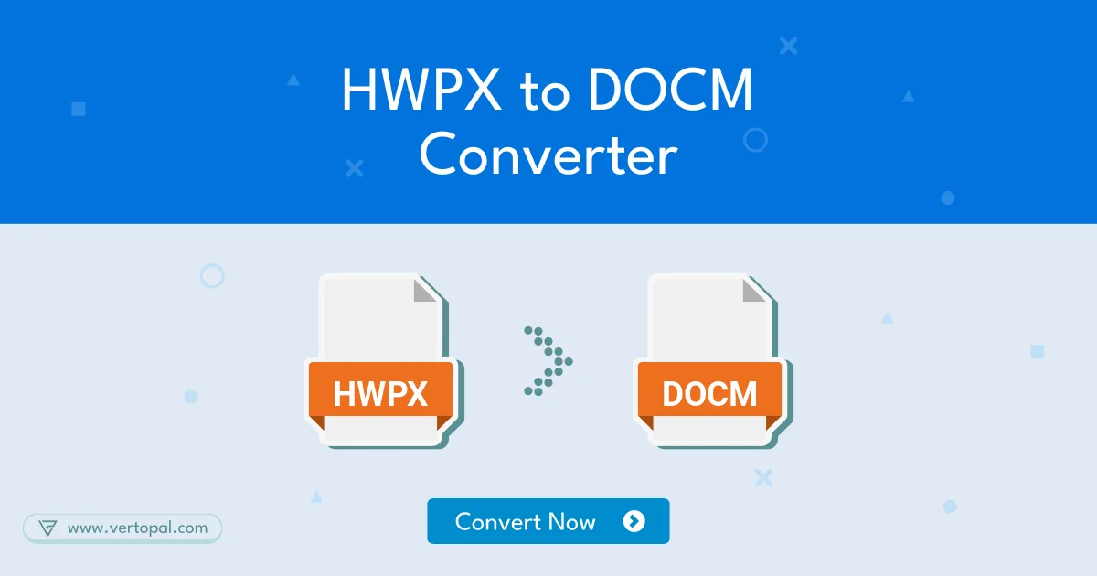 Online HWPX (Hanword) to DOCM Converter - Vertopal