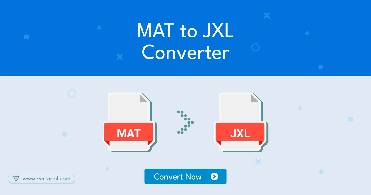 Online MAT to JXL Converter Vertopal