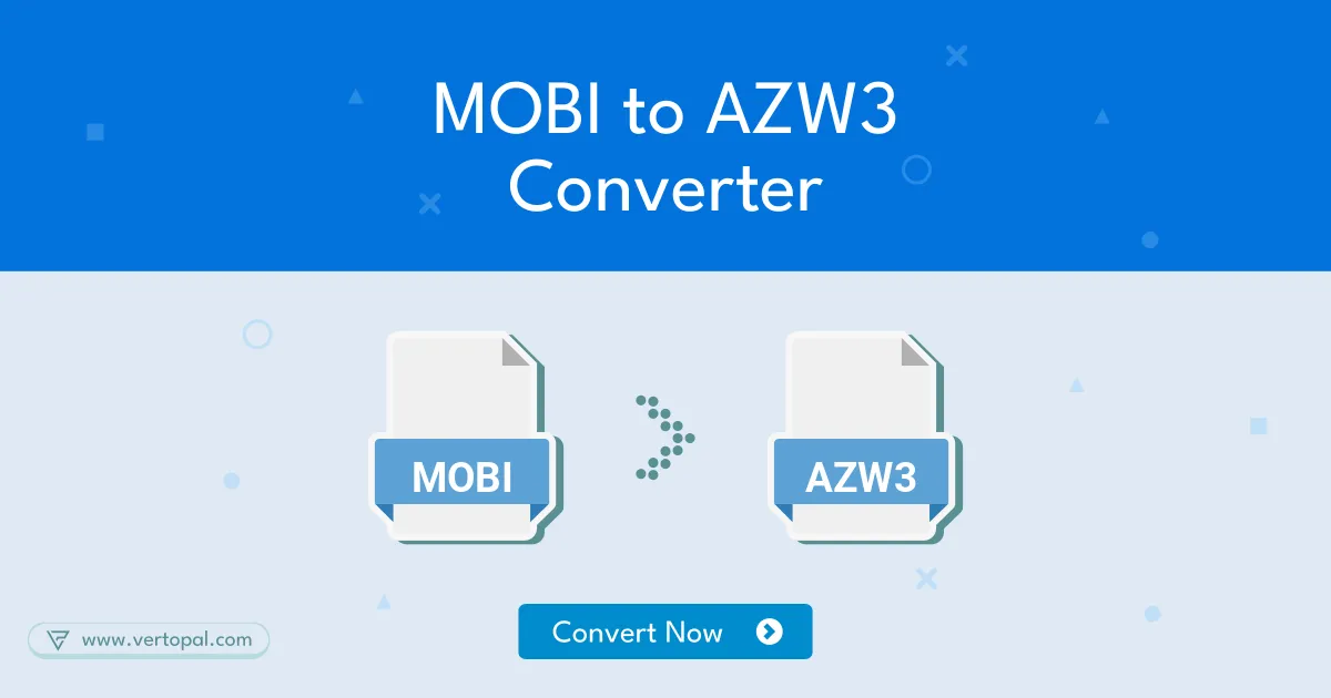 Online MOBI to AZW3 Converter Vertopal