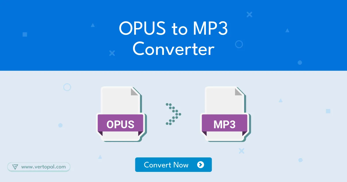 Online OPUS to MP3 Converter Vertopal