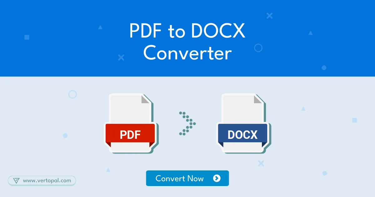 Online PDF to DOCX (Word) Converter Vertopal
