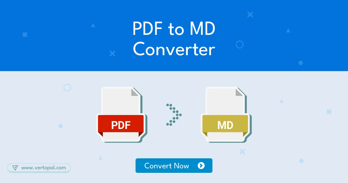 Online PDF to MD Converter Vertopal