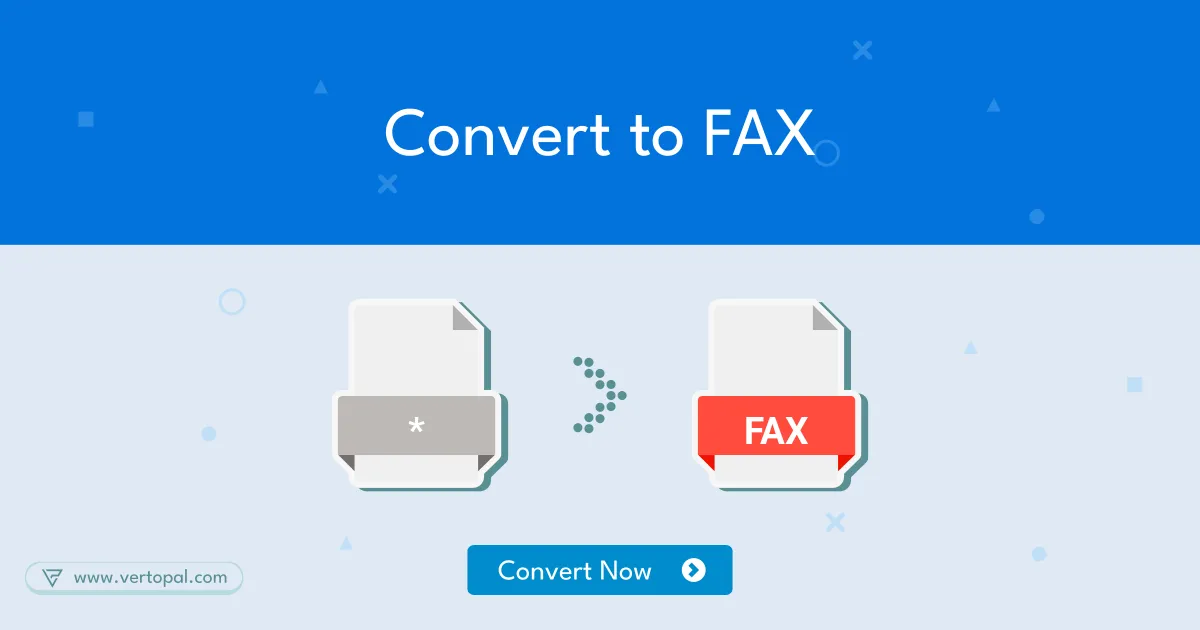 Fax Conversion Box Online Convert to FAX - Vertopal