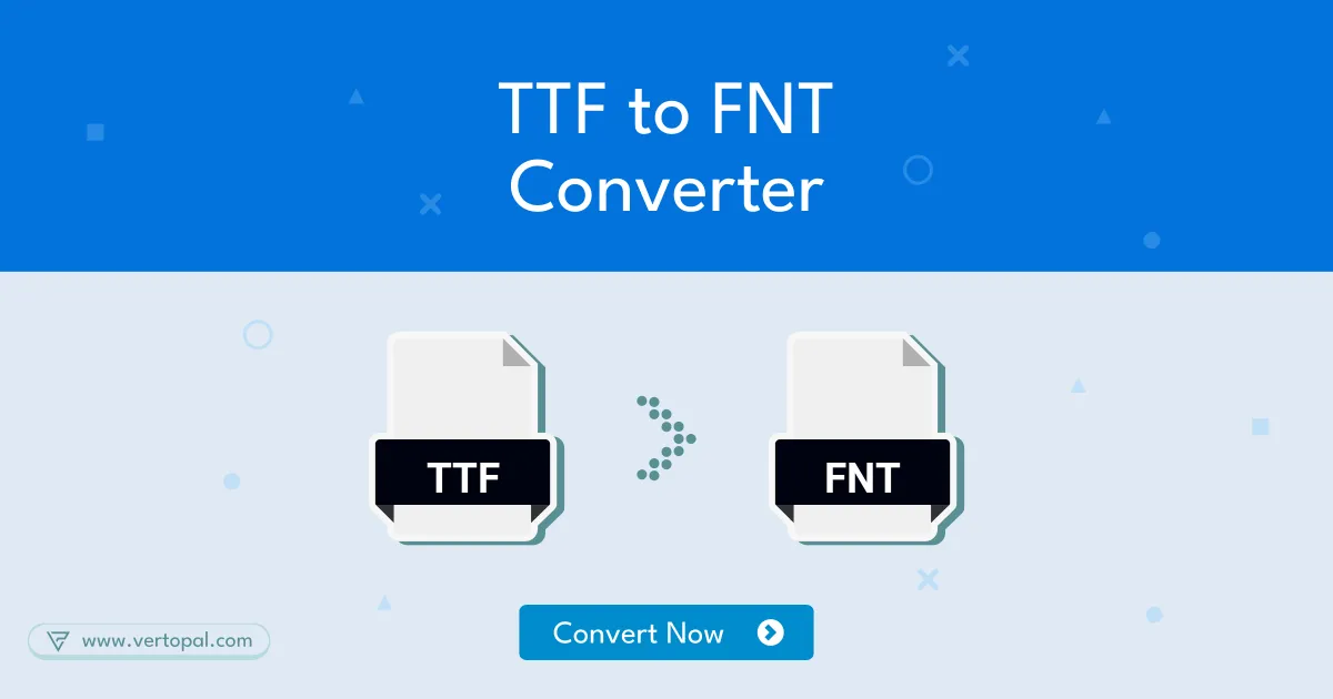 Online TTF to FNT Converter Vertopal