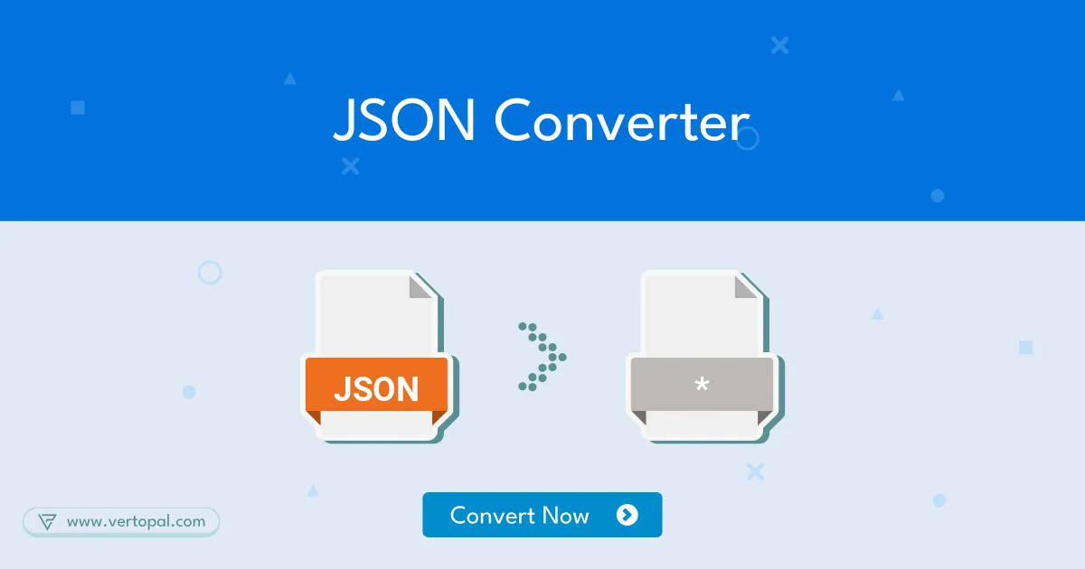 Online json converter vertopal